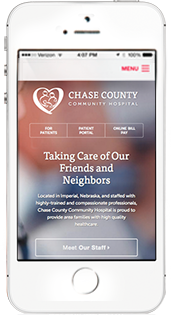 Chase County Hospital Website